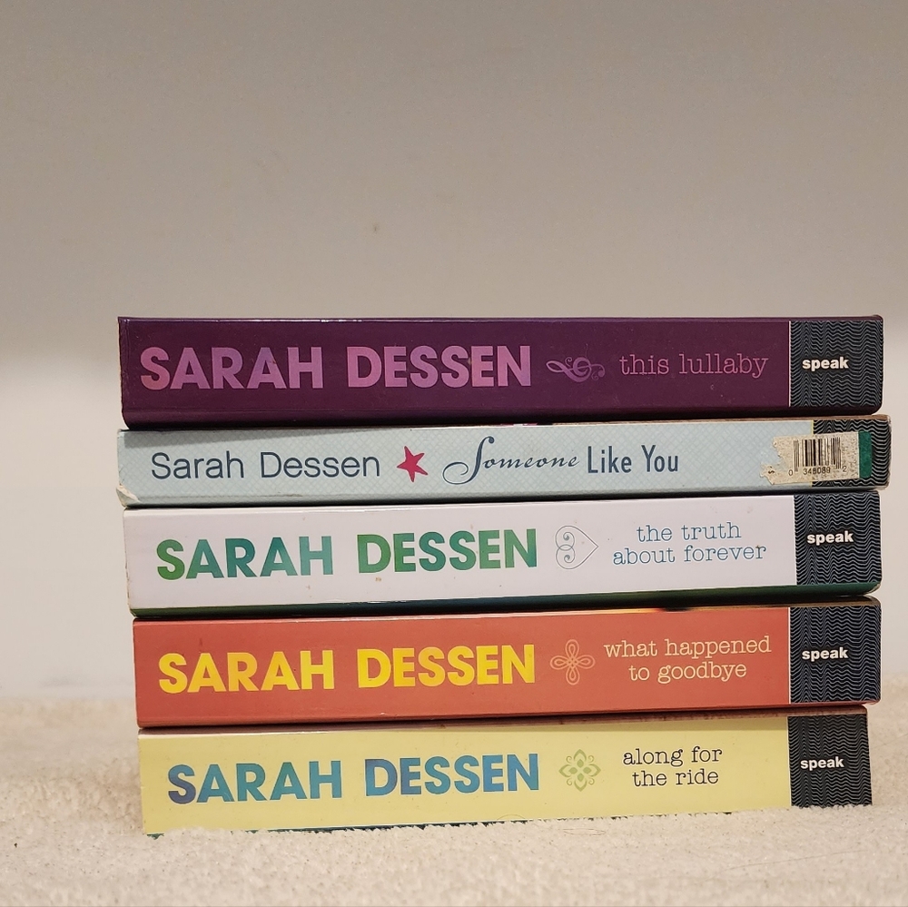 Lot of Sarah Dessen books